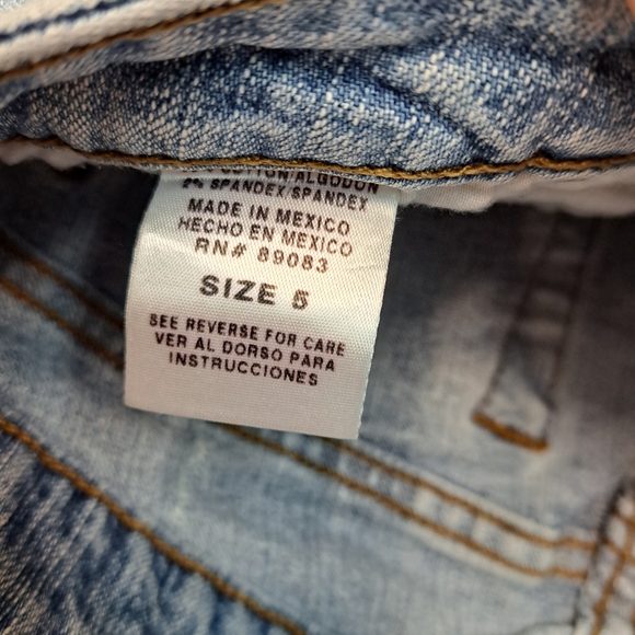 LEI Sophia Hiphugger Women's Denim Boot Cut Jeans Size 5 - Picture 4 of 10